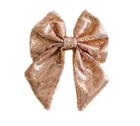 FACAIIO Elegant large Christmas Bow Decorations, for Tree and, Reusable, for champagne