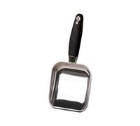 FACAIIO Fine-Mesh for Stainless Steel for Cat Litter Scoop, Ergonomic Rust-Resistant Sifting Shovel Efficient Waste Removal, Easy-Clean Pet(Dense Black)