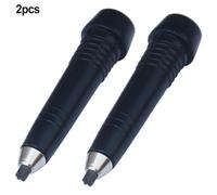 FACAIIO Foldable Carbide Trekking Pole Tip for Replacement Walking Poles, 2 Pack, Carbon Steel, Lightweight & Wear-Resistant, 7.7 x 1.2 x 1.2 cm, Dark Grey