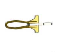 FACAIIO Folding Bike Seat Post Clamp Hook Aluminum Steel Replacement Component for Brompton Bicycle Parts(Golden)