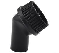 FACAIIO For Bosch GAS Vacuum Cleaner Suction Brush Attachment, 35 mm Round Plastic Dusting Head with Soft Bristles for Cleaning Dirt, Sawdust and Furniture, Black