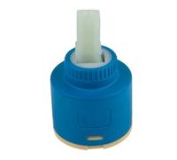 FACAIIO for Replacement Ceramic Disc Cartridge for Lever Tap Mixer 35mm/40mm - Blue Valve Repair Kit Compatible with Shower Bath Basin Kitchen Faucets
