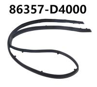 FACAIIO Front Bumper Hood Seal Strip for Kia Optima 2016-2020, for Hybrid for Models, OEfor M 86357-D4000 86357-D5000, Rubber Black