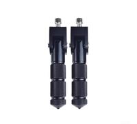 FACAIIO Front Rear Motorcycle Pedals for Rider Comfort(Black)