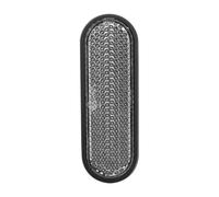 FACAIIO Front Reflector for Ninebot E2 Pro Electric Scooter, Grey, 12 x 8 x 3 cm, ABS Material, Night Visibility Safety Accessory with Reflective Stickers
