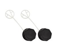 FACAIIO Fuel Tank Cap for 43cc 49cc 52cc 55cc Petrol Scooter Garden Engine, for Hedge Trimmer Brush Cutter Chainsaw, 2 Pack
