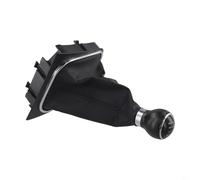 FACAIIO Gear Shift Knob Cover for 5 6 MK5 MK6, ABS Plastic Leather Dust Jacket, 5/6 Speed Manual Shifter Boot Black(Fifth gear)