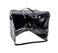 FACAIIO Grey 4 Slice Toaster Cover with Clear Window, Washable Dust for proof Bread Machine Protector for Kitchen Storage, Water Resistant Oxford Fabric