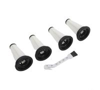 FACAIIO HEPA Filter Replacement for Trucozie T350 Cordless Vacuum Cleaner, ABS Dust Filters with Cleaning Brush, Efficient Filtration Accessories