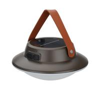 FACAIIO LED Camping Lantern Solar Powered with 3 Modes, Waterproof Portable Light for Outdoor, Black