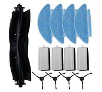 FACAIIO Main Side Brush Filter Mop Pad Kit Compatible with Cecotec Conga 7490 7290 Genesis X-Treme Robot Vacuum Replacement Parts Set