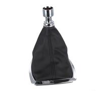 FACAIIO Manual Gearshift Boot Shift Lever Dust Cover,For Ford C-MAX 2007-2010 Kuga 2008-2012 Black Leather Replacement OEM 1639784