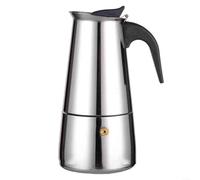 FACAIIO Moka Pot Coffee Maker, Stainless Steel Hob Espresso Coffee Maker, for Various Heat Sources, Fire and Induction Cookers(300ML)