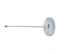 FACAIIO Monitors soil temp for optimal growth, 304 stainless steel, 200mm length, fits deep pots, frost protection(Earth)
