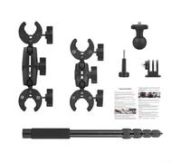 FACAIIO Mount Kit For Insta360 Accessories, 360° Rotation, Expandable Motorcycle Camera Mount Kit For Insta360 One X5 X4