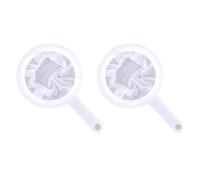 FACAIIO Pack of 2 for Plastic Strainer, 200 or 400 Mesh, Juice, Milk, Coffee and Soy Milk