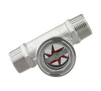 FACAIIO Pipeline Flow Indicator with 304 Stainless, Sight Glass for Effective Monitoring in Harsh Operating Conditions Monitoring in Critical Systems(DN25)