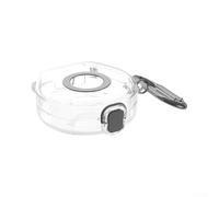 FACAIIO Protective Case for Oura Ring 5 Charger - Secure Lock Design with Carabiner - Compact Travel Pouch for Smart Ring for battery - Purple Shell(Transparent)