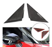 FACAIIO Real Carbon Fiber Door A-Pillar Triangle Trim for Nissan GT-R R35 2008-2016, for 3K Weave, Lightweight & Scratch-Resistant