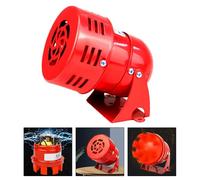 FACAIIO Red Motor-Driven Industrial Alarm Siren 220V with 110dB Loud Sound for Factory Construction Site Power Failure Alert