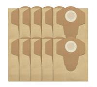 FACAIIO Replacement Vacuum Cleaner Dust Bags for Einhell Wet and Dry Vacuum BT-VC 1250S and 1250 for Einhell BT-VC1250S TC-VC 18 20 Li S-Solo Large Capacity(10 Pack Vacuum Bags)