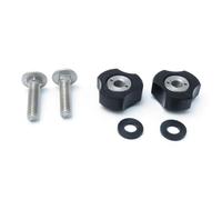 FACAIIO Scuba Diving Backplate Screws 5/16-30, 2 Pack, Flat Head Embedded Screw, 32mm Diameter x 36mm Height, Plastic Steel Material, for Back Plate Fixing