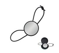 FACAIIO Scuba Diving Wrist Mirror with Adjustable Strap for Underwater Safety, 56x12mm Plastic and Glass Dive Equipment for Snorkeling Swimming Cycling