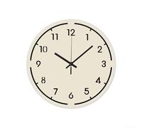 FACAIIO Silent sweep movement, for zero ticking noise, for ideal for bedrooms, studies, and quiet offices(Meters)