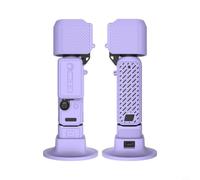 FACAIIO Silicone Protective Case 5-Pack for Dji Pocket 4, Breathable Ventilated Shock Absorbing Full Body and Lens Protection with Precise Charging(Purple)