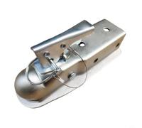 FACAIIO Silver Metal Trailer Tongue Connector for Car Trailer Conversion or Wear-Resistant Design(A)