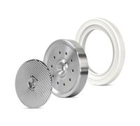 FACAIIO Stainless Steel Inner Shower Screen Holder with Silicone Gasket Set for Breville Espresso for Machines 58mm for BES900XL BES920XL BES980XL BES990