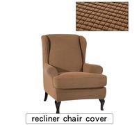 FACAIIO Stretch Brushed Fleece Club Chair Cover for Armchair, Tub Seat Protector with Full 360-Degree Fit, Thick Elastic Strap Bottom, Polyester Fabric, for Various Decor Styles