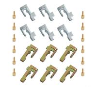 FACAIIO Time Switch Tripper Kit for Intermatic T100 T7000 WH40 Series, 12-Pack Gold Silver On/Off Pegs with Screws for Precision Timer Control 156T1978A