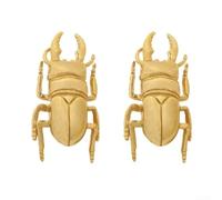 FACAIIO Unique Insect Shape, Solid Brass Build, 4.5cm Length, Rust Resistant, adds Character to Rooms(A)