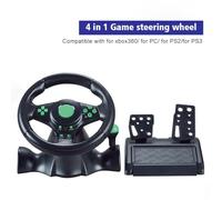 FACAIIO USB Gaming Steering Wheel for Switch for XBOX 360 for PS4 for PS3 PC with Vibration Function, Ergonomic Design, for Multi-Platform