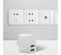 FACAIIO USB Smart Switch Power Adapter with Tuya App Remote Control, Timer, Voice Control, Bluetooth and WiFi, White