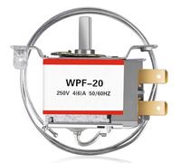 FACAIIO WDF-20 Refrigerator Thermostat Controller, 2-Pin Fridge Thermostat with 70cm Probe, Temperature for Range -22 to -2, Freezers, Display Cabinets and Beverage Coolers