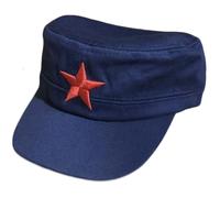 FACAILUO Vintage Hat for Women Men Embroidery Five Pointed Star Sun Outdoor Activity Flat Top Hat Hat