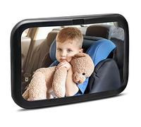 facaio 360° Baby Car Mirror - 100% Shatterproof Rear Seat Mirror for a Safe Drive - Baby First Equipment & Car Accessories