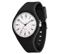 Facasu Watch Teenager Boys Girls Waterproof Analogue Sports Watches for Students Women Girls Boys Easy to Read Dial, Silicone Strap Children's Watches Over 10 Years Old, black, Modern