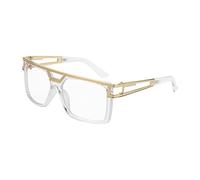 FACATH 80s/90s Sunglasses Vintage DJ Rapper Hip Hop Glasses, Classic Oversized Hippie Glasses for 80s 90s Hip Hop Costume, Square Retro Gold Frame (White)