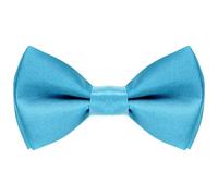FACATH Kids Bow Tie, Cute Pre-tied Toddler Bowtie Adjustable & Comfortable | Solid Bowties for Girls Baby Perfect for Formal & Wedding Party Casual Occasions (Light blue)