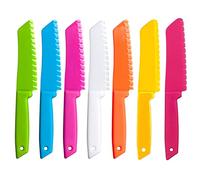 FACATH Plastic Fruit Knife: Food-Grade, Kid Kitchen Knife Set Safe | Children's Safe Cooking Knives Perfect for Fruits, Cake, Vegetables & Daily Kitchen Use