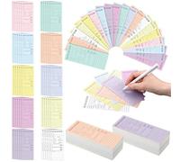 Faccito 240 Pcs Colorful Book Review Bookmarks Back to School Reading Log Page Markers for Book Lovers Readers Gift Reading Page Tracker for Students Teachers Women to Review Tracker