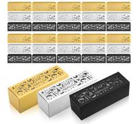 Faccito 30 Pcs Eid Boxes Eid Mubarak Gift Box Hollow Out Eid Favour Boxes Ramadan Treat Boxes Eid Al Adha Decorations for Candy Chocolate Cookies Muslim Festival Party