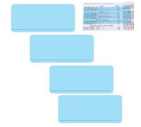 Faccito 4 Pcs Mahjong Card Guide and Line Finder for Strategy Tool for Beginners, for Travel, Parties, Competitions, Game Nights(Blue,Classic)
