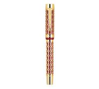 FACDEM 100 Centennial Resin Hollow Series Fountain Pen Golden Clip Business Office Gift Pen Stationery School Supplies(WHITE,EF)