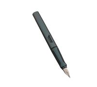 FACDEM 1pc Matte Purple Fountain Pen Plastic EF/F Nib Frosted Fluorescence Green Stationery School Office Supplies Ink Pens(03,F NIB)