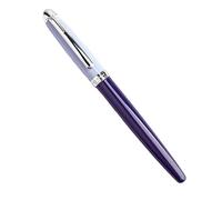 FACDEM Youth Bright Face Color Pen Metal Sharp Pointed Adult Student Calligraphy Practice Pen Ink Pen Fountain Pen(Haze Blue,0.5)