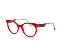 Face a Face Haori 1 Women's Glasses, Red, Size 50